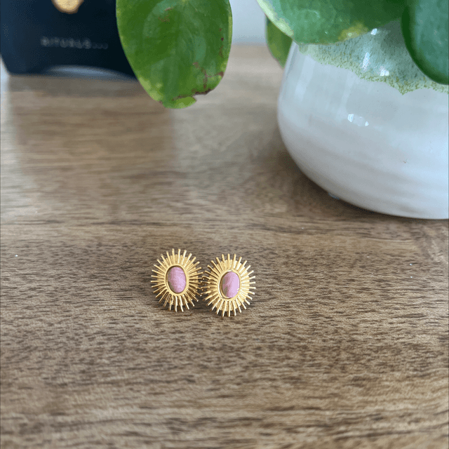 Boucles d’oreilles rose
