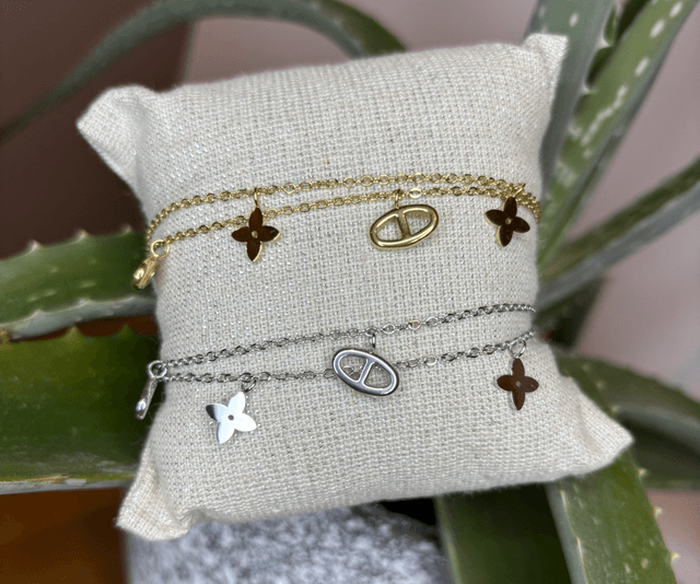 Bracelet double rangs 