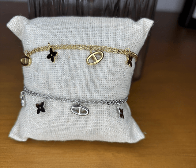 Bracelet double rangs 